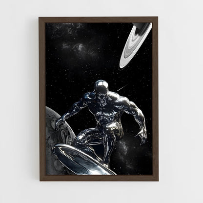 ap-silver surfer-13 cadre Bois foncé