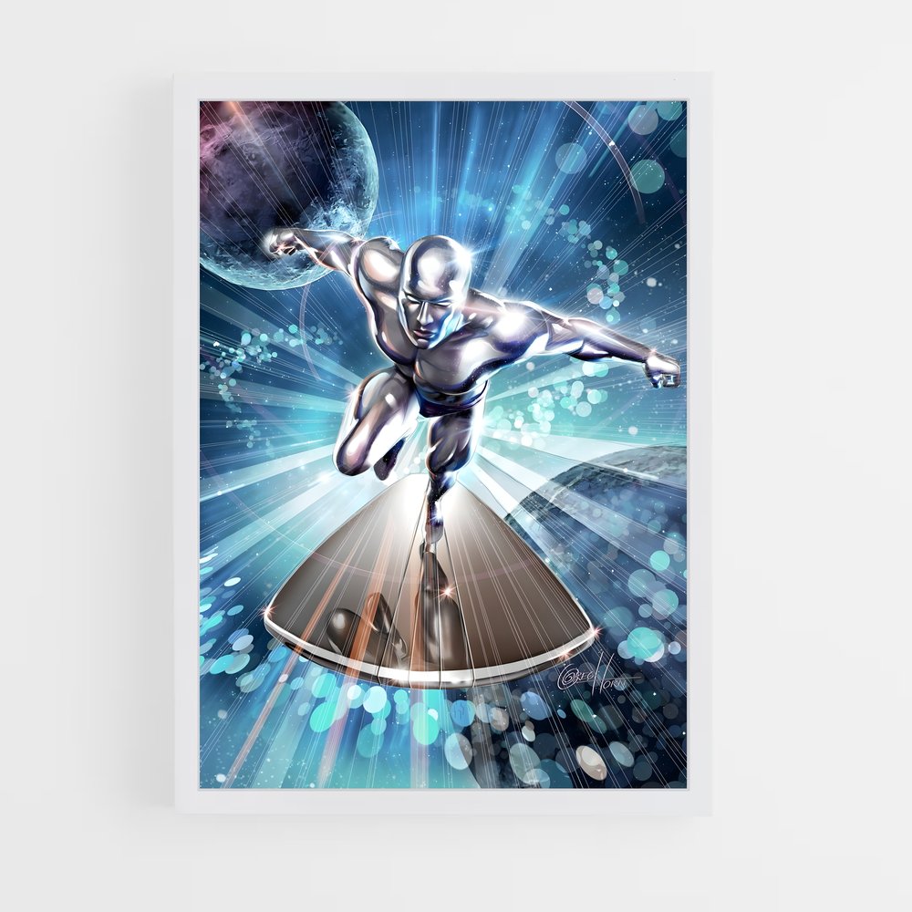ap-silver surfer-18 cadre Blanc