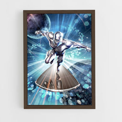 ap-silver surfer-18 cadre Bois foncé