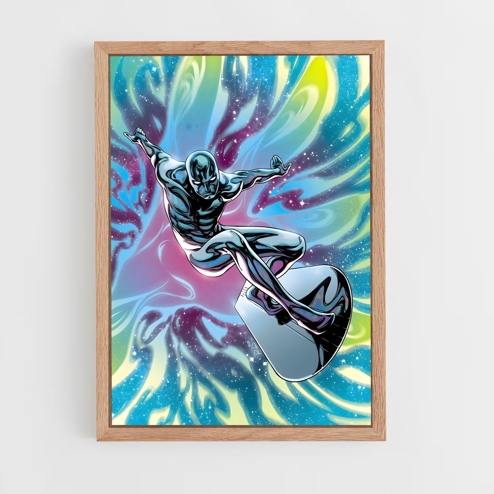 ap-silver surfer-19 cadre Bois clair