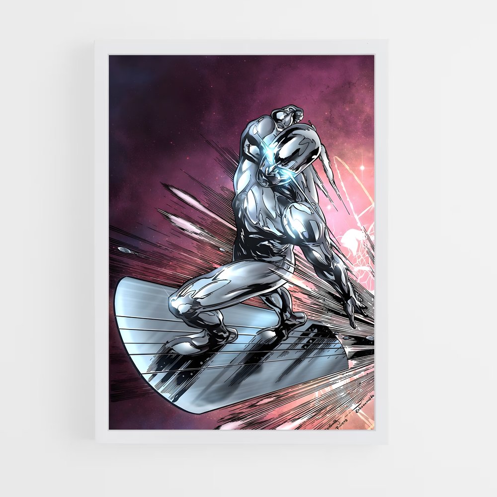ap-silver surfer-2 cadre Blanc