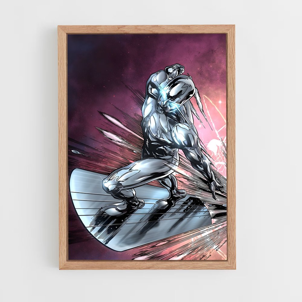 ap-silver surfer-2 cadre Bois clair