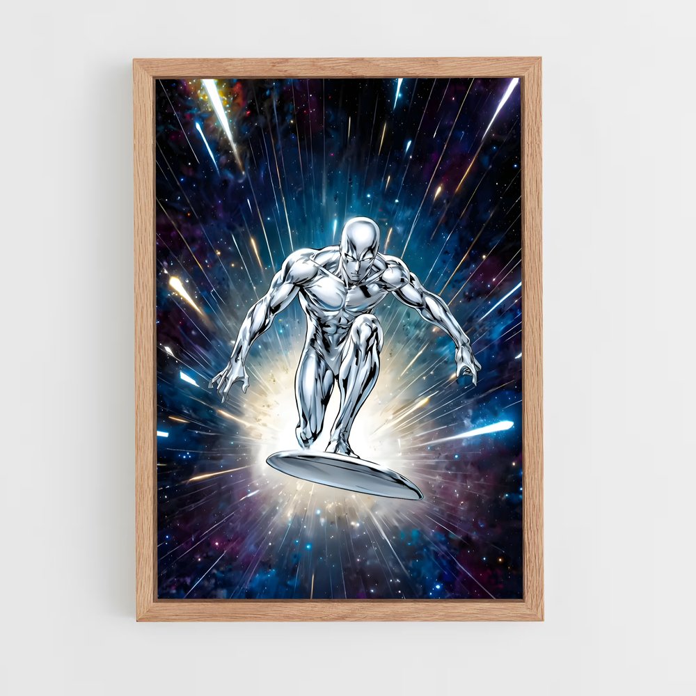 ap-silver surfer-20 cadre Bois clair