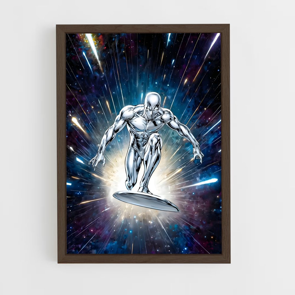 ap-silver surfer-20 cadre Bois foncé