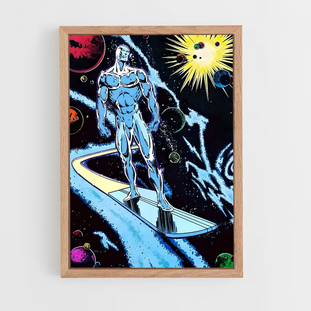 ap-silver surfer-3 cadre Bois clair