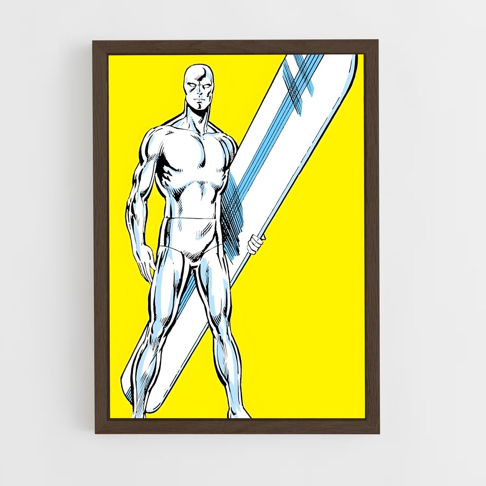 ap-silver surfer-6 cadre Bois foncé