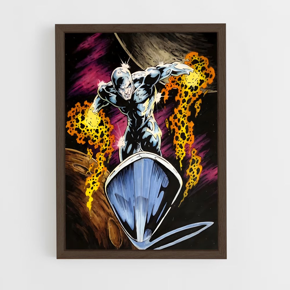 ap-silver surfer-9 cadre Bois foncé
