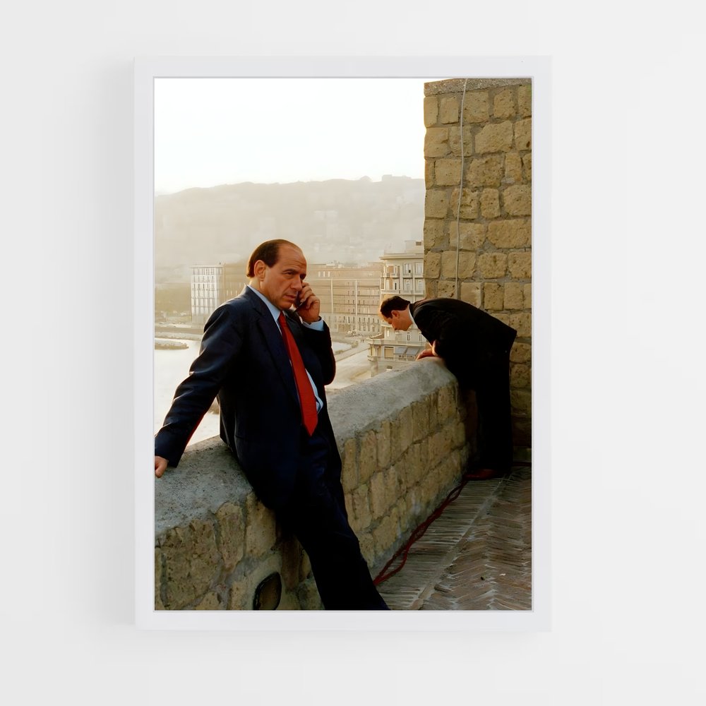 ap-silvio berlusconi-1 cadre Blanc