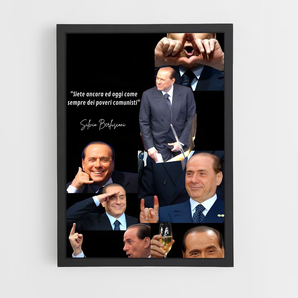 ap-silvio berlusconi-2 cadre Noir