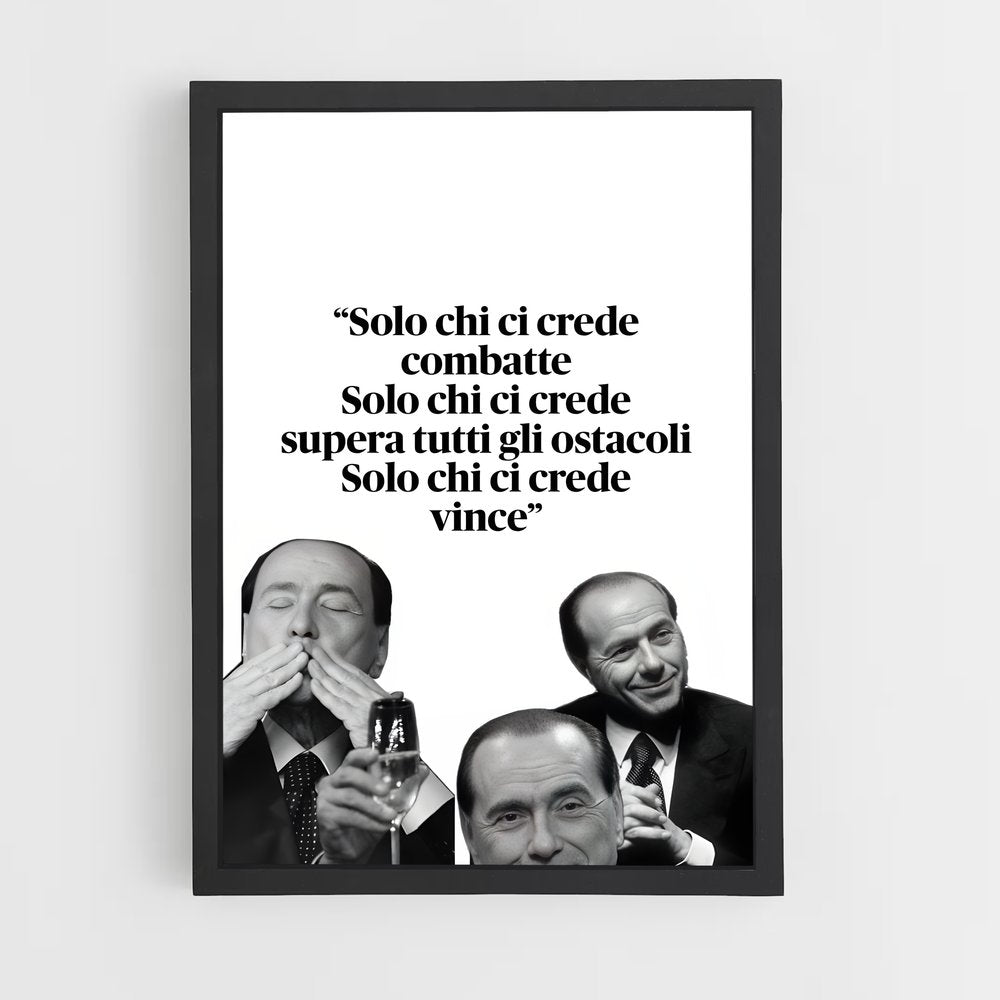 ap-silvio berlusconi-3 cadre Noir