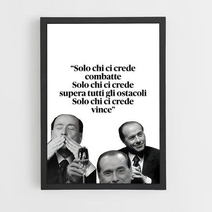 ap-silvio berlusconi-3 cadre Noir