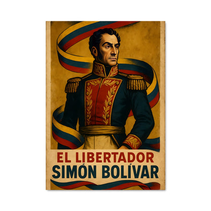 Poster Libertador en Uniforme