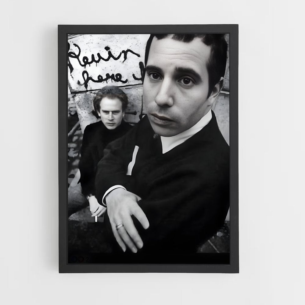 ap-simon and garfunkel-3 cadre Noir