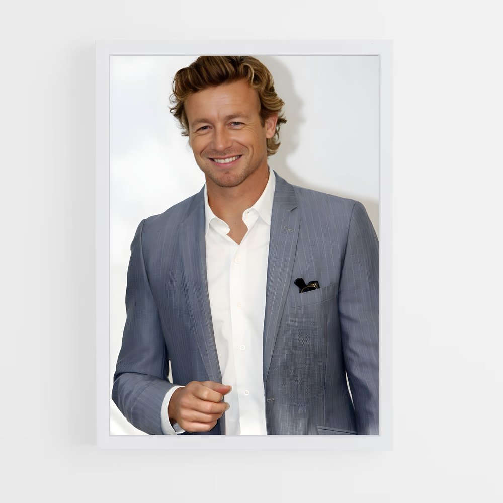 ap-simon baker-3 cadre Blanc