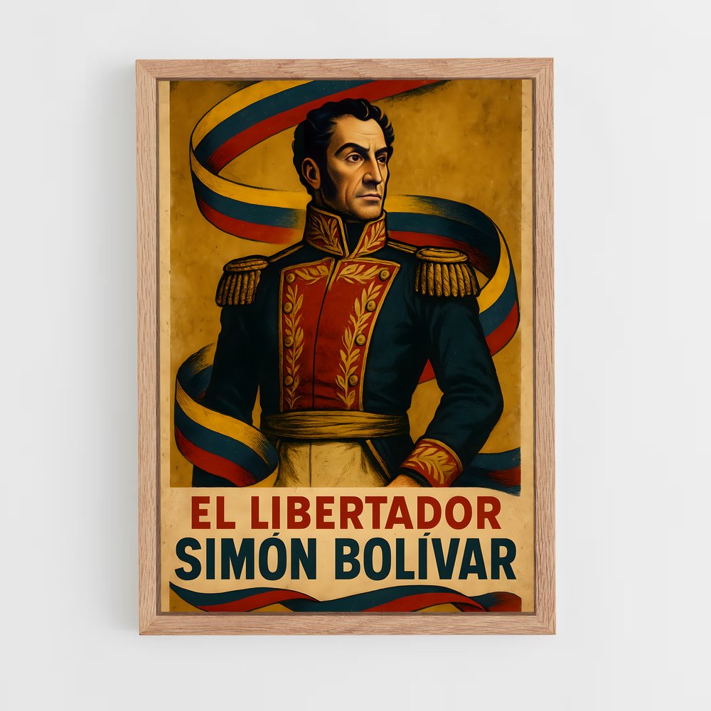 ap-simon bolivar-2 cadre Bois clair