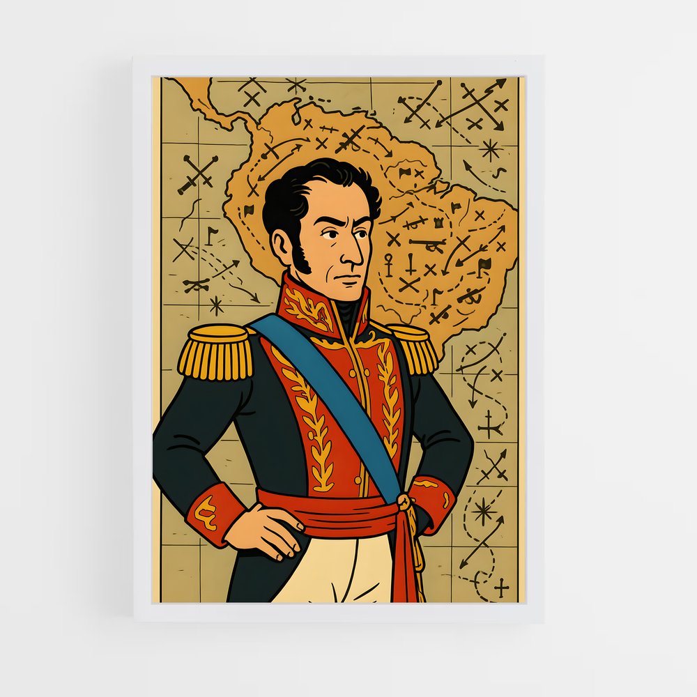 ap-simon bolivar-3 cadre Blanc