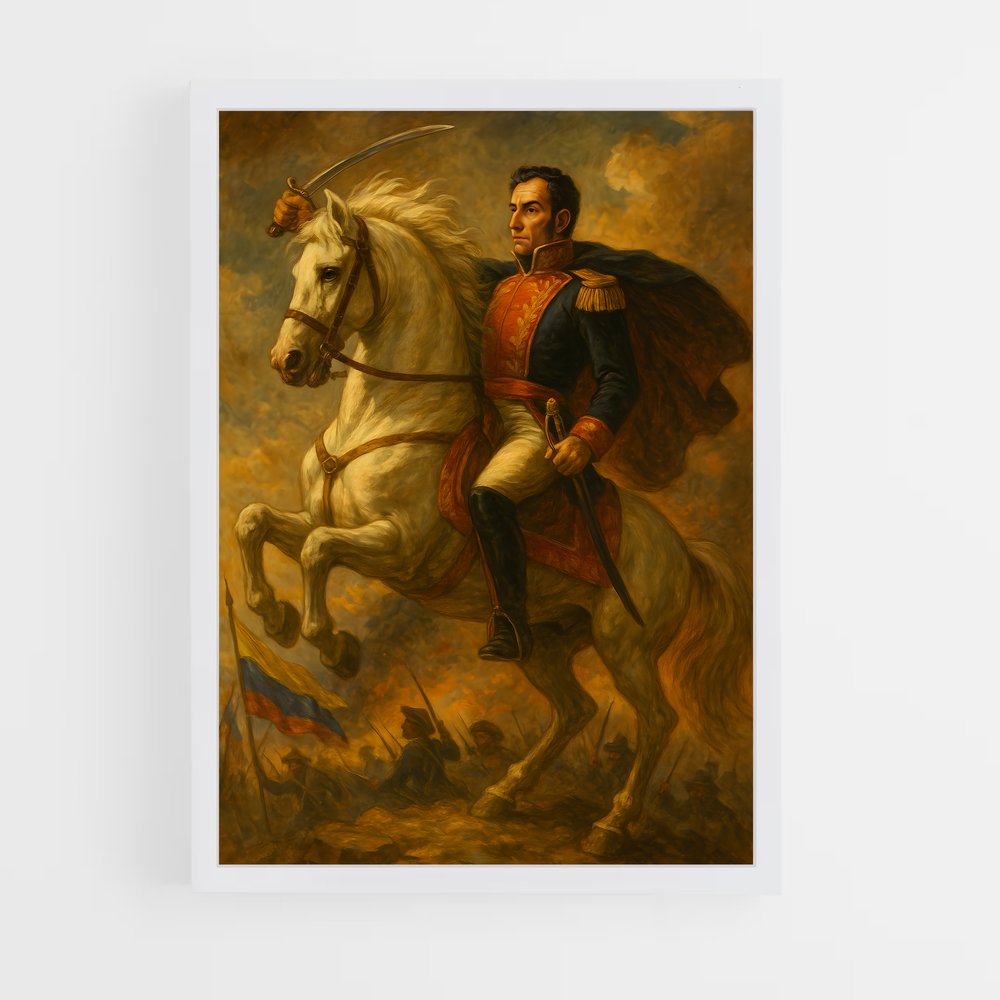 ap-simon bolivar-4 cadre Blanc