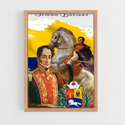 ap-simon bolivar-5 cadre Bois clair