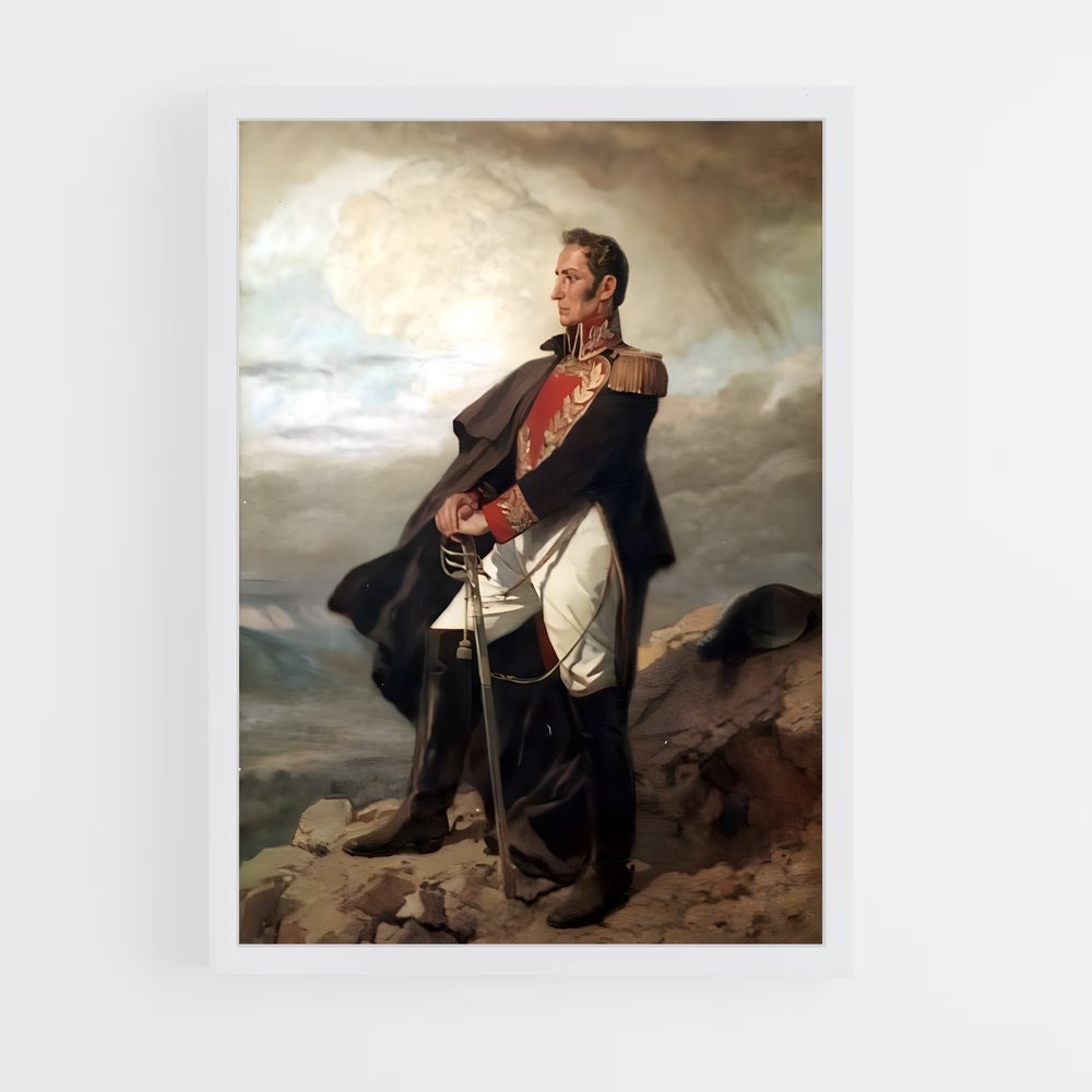 ap-simon bolivar-6 cadre Blanc
