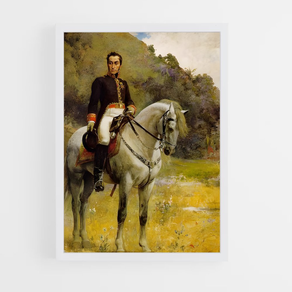 ap-simon bolivar-9 cadre Blanc