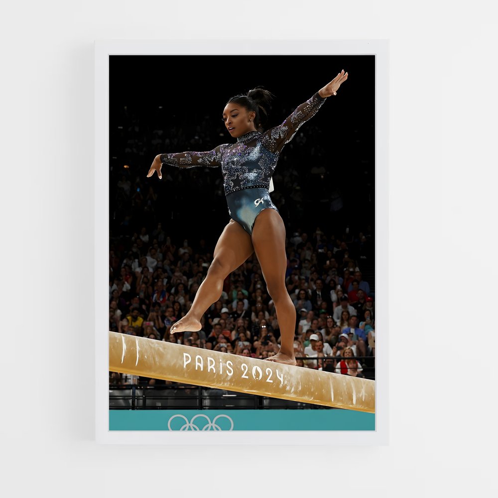 ap-simone biles-3 cadre Blanc