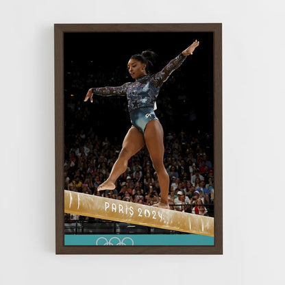 ap-simone biles-3 cadre Bois foncé