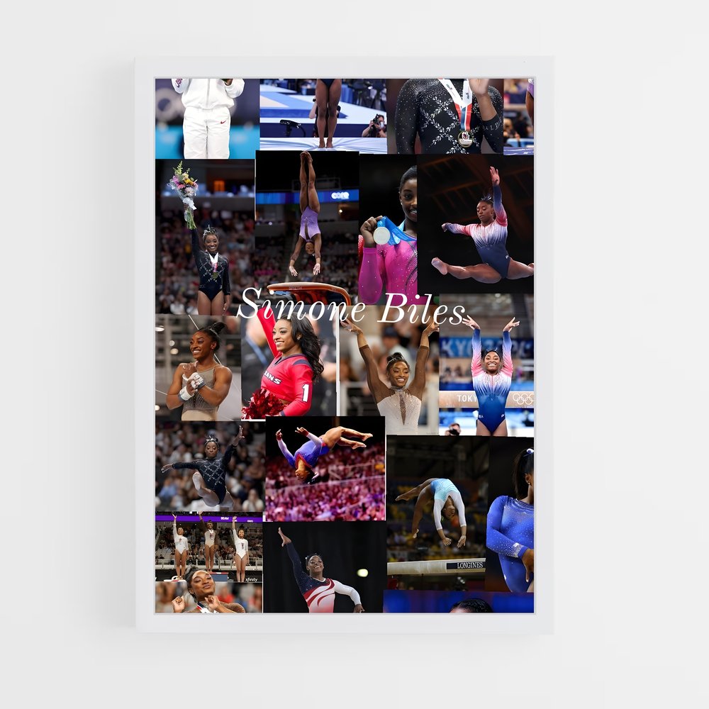 ap-simone biles-4 cadre Blanc