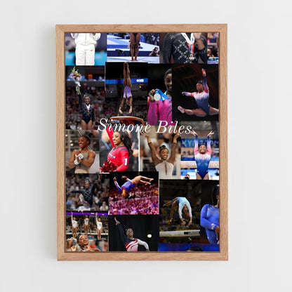 ap-simone biles-4 cadre Bois clair