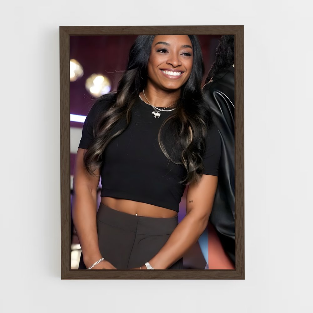 ap-simone biles-5 cadre Bois foncé