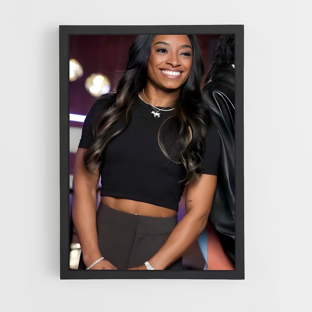 ap-simone biles-5 cadre Noir