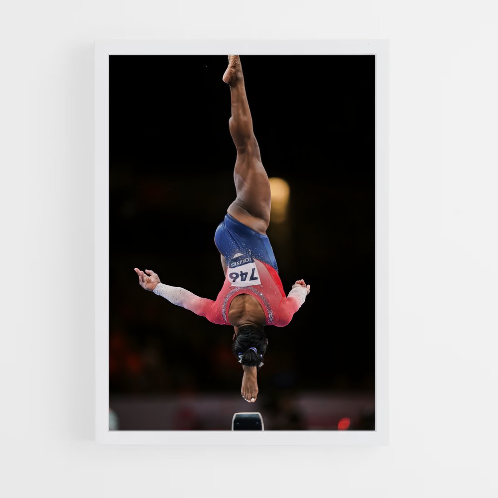 ap-simone biles-7 cadre Blanc