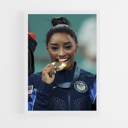 ap-simone biles-8 cadre Blanc