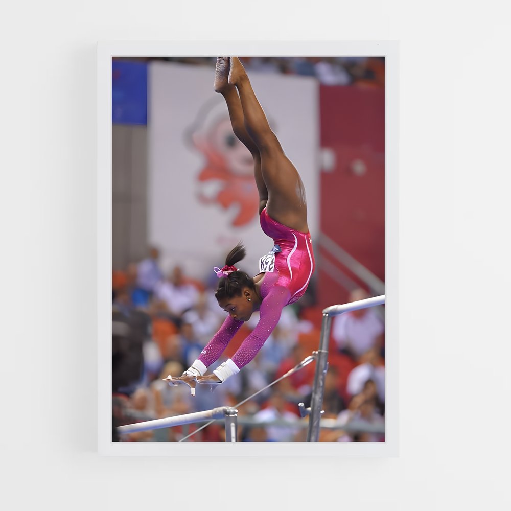 ap-simone biles-9 cadre Blanc