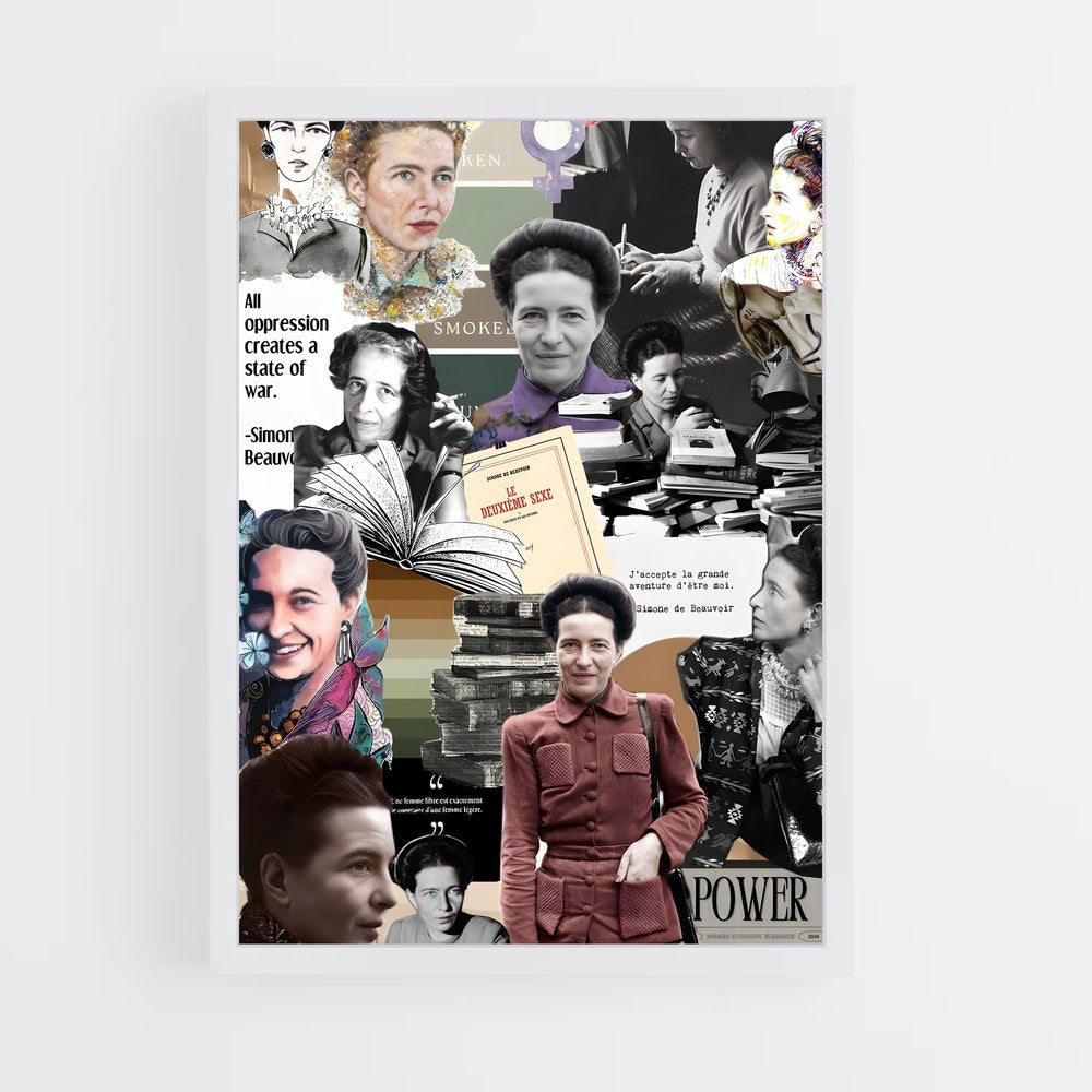 ap-simone de beauvoir-3 cadre Blanc