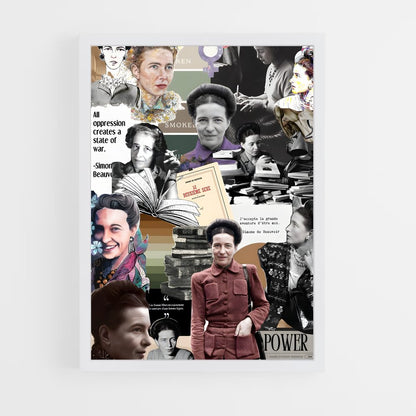 ap-simone de beauvoir-3 cadre Blanc