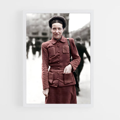ap-simone de beauvoir-4 cadre Blanc