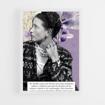 ap-simone de beauvoir-8 cadre Blanc