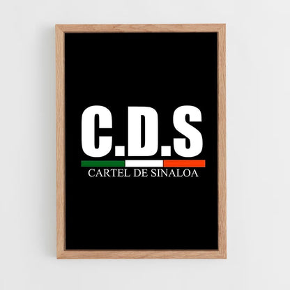 ap-sinaloa cartel-4 cadre Bois clair