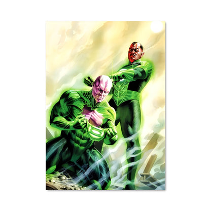 Poster Flash vs Sinestro