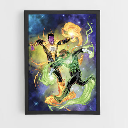 ap-sinestro green lantern-12 cadre Noir