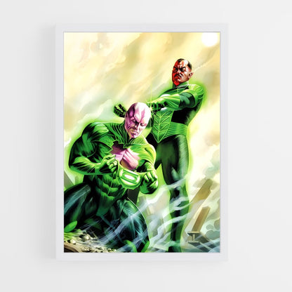 ap-sinestro green lantern-5 cadre Blanc