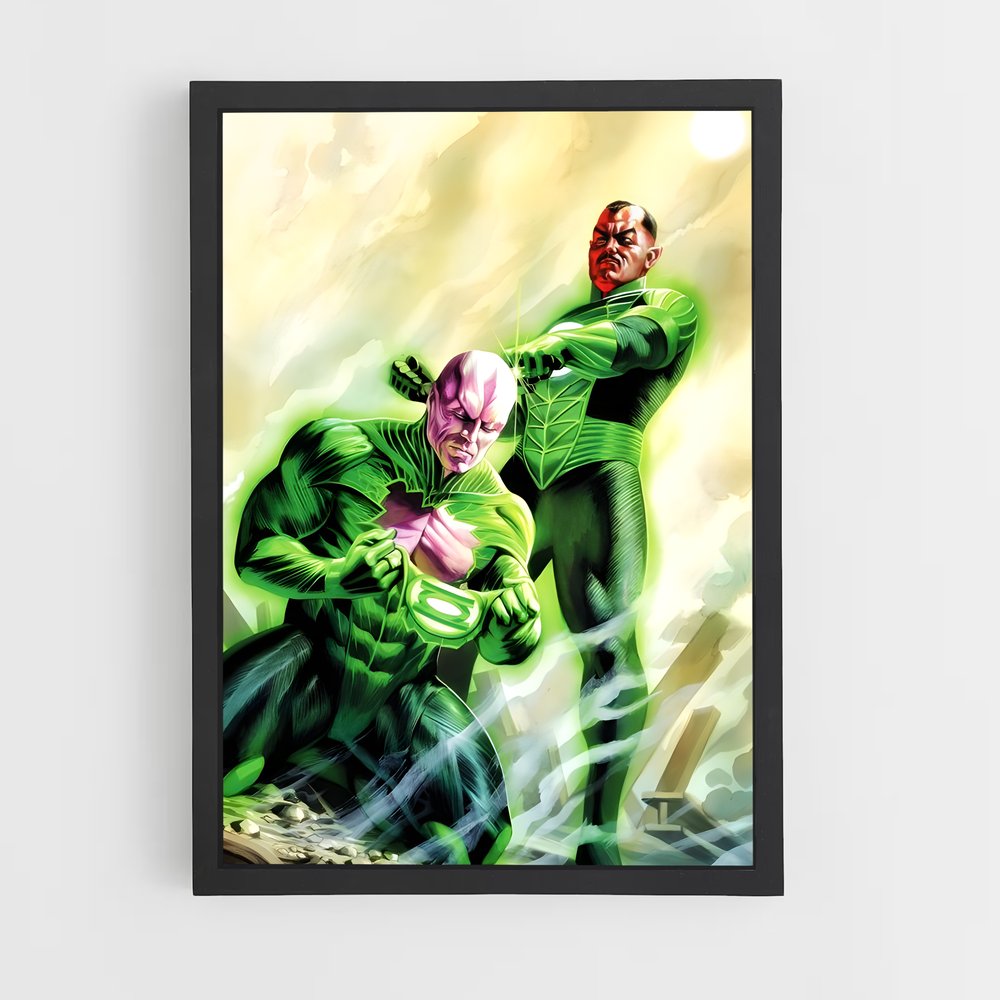 ap-sinestro green lantern-5 cadre Noir