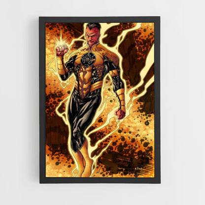 ap-sinestro green lantern-6 cadre Noir