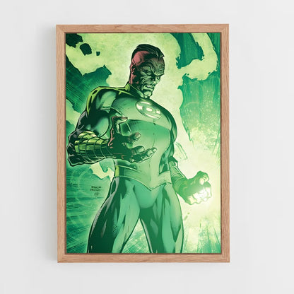 ap-sinestro green lantern-9 cadre Bois clair