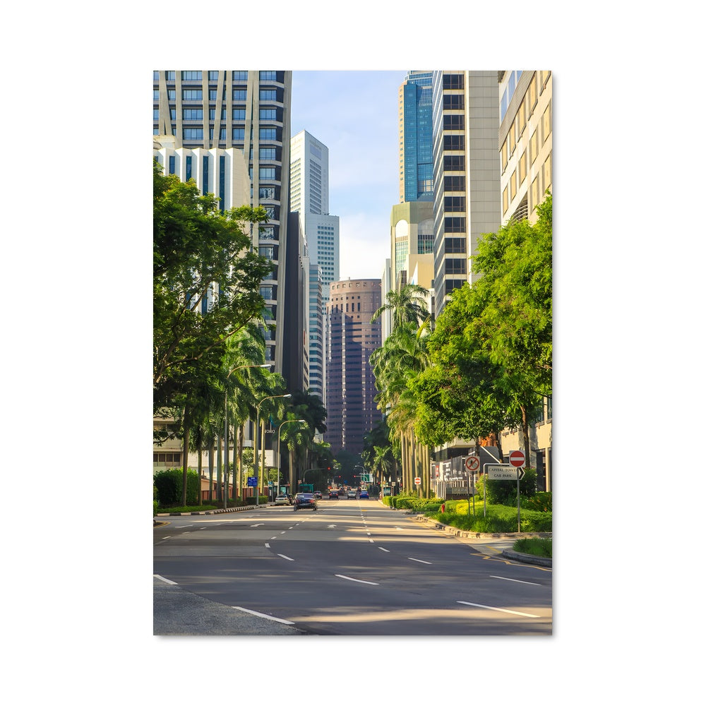 Poster Singapore city 89174