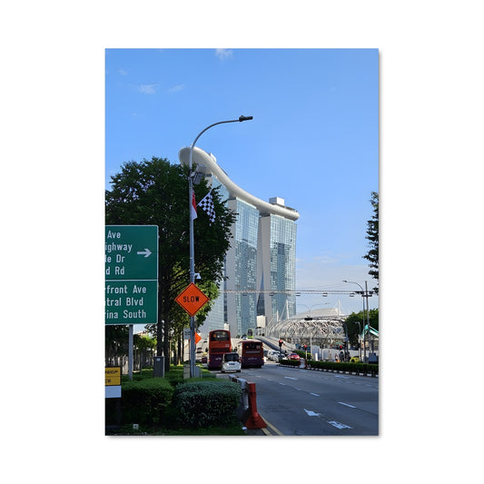 Poster Singapour en Lumière