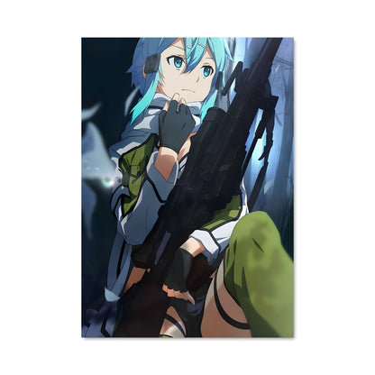 Poster La Fille au Pistolet