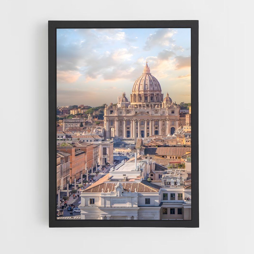 ap-sistine chapel-10 cadre Noir