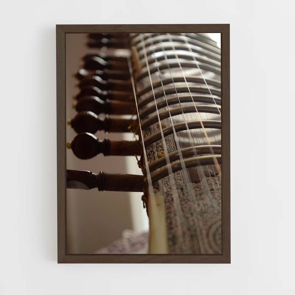 ap-sitar-6 cadre Bois foncé