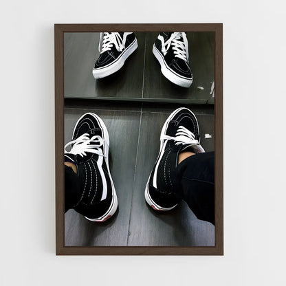 ap-sk8-hi-4 cadre Bois foncé